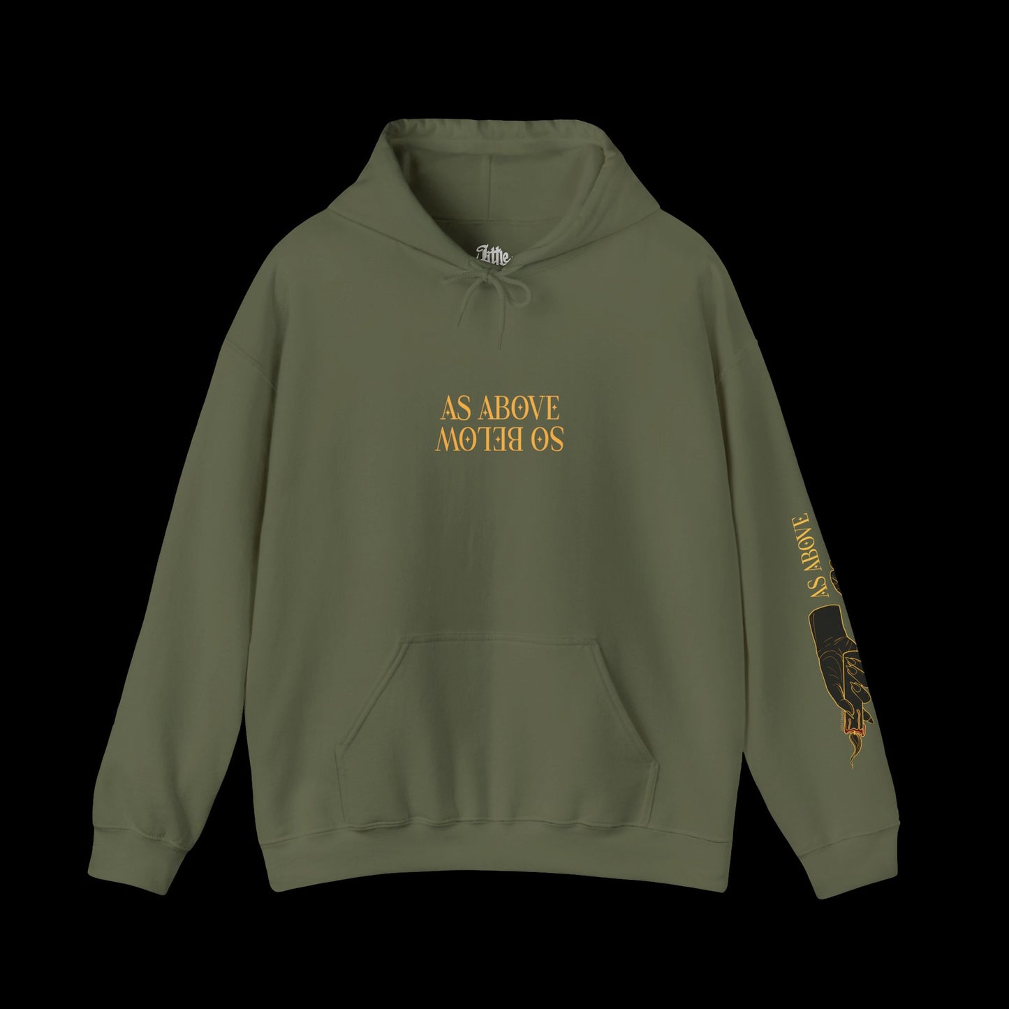 As Above, So Below (sleeve design) Hoodie