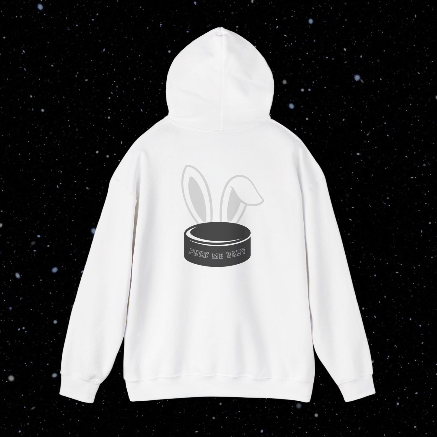 PUCK BUNNY (puck on back) Unisex Hoodie