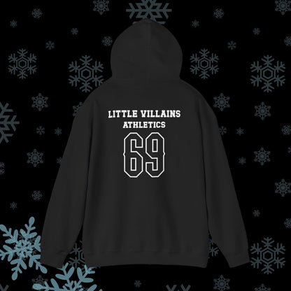 Little Villains Athletics 69 (white sticks) Unisex Hoodie