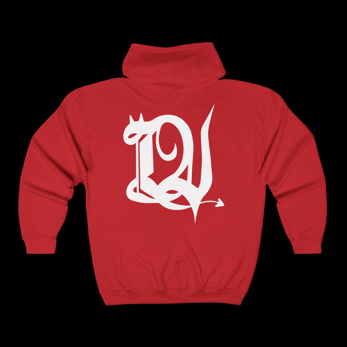 Little Villains (lrg LV back) Unisex Full Zip Hoodie