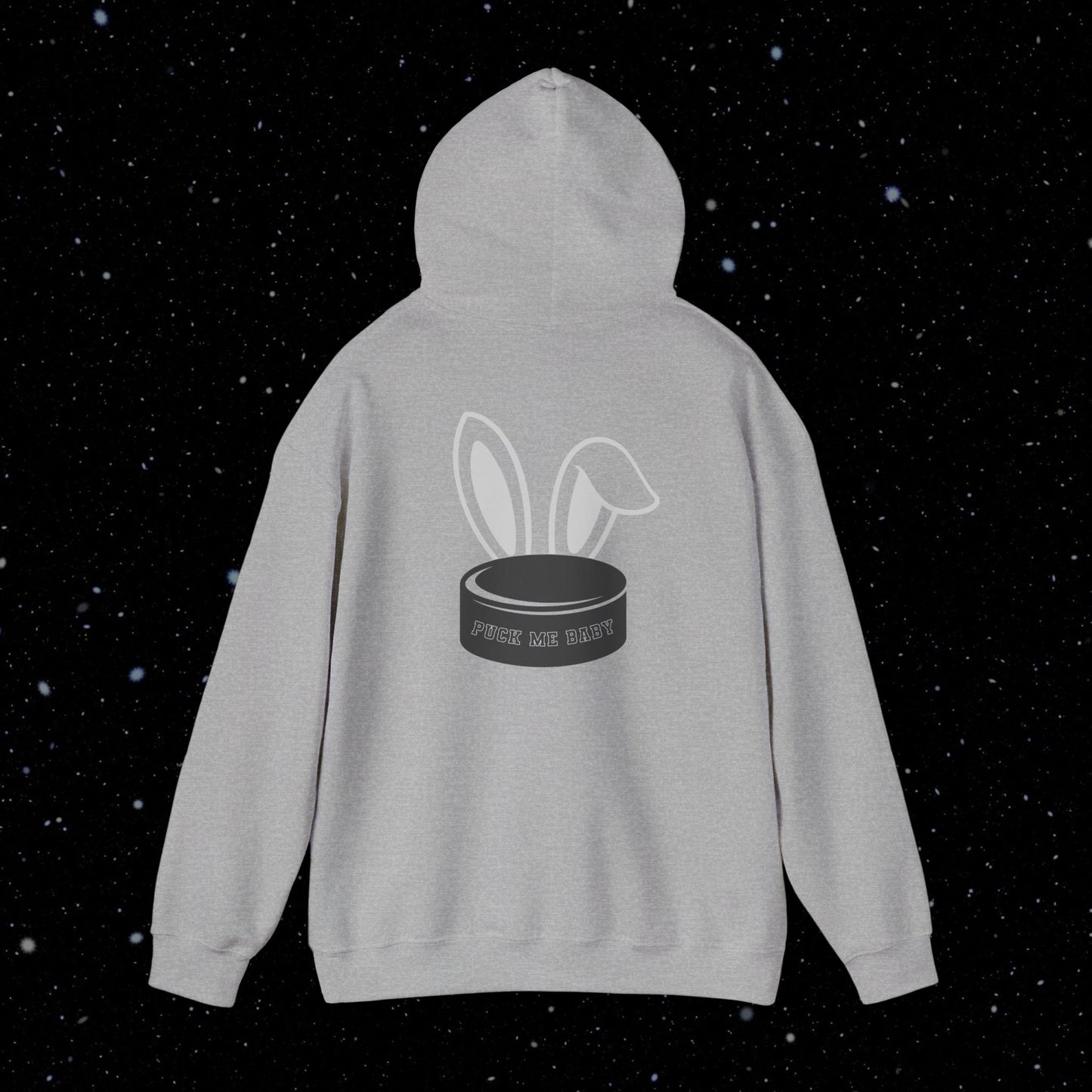 PUCK BUNNY (puck on back) Unisex Hoodie