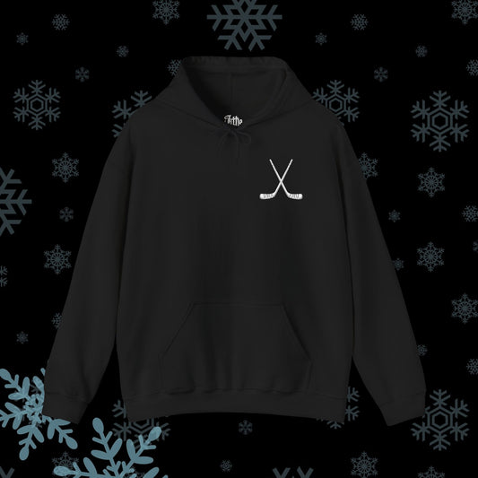 Little Villains Athletics 69 (white sticks) Unisex Hoodie