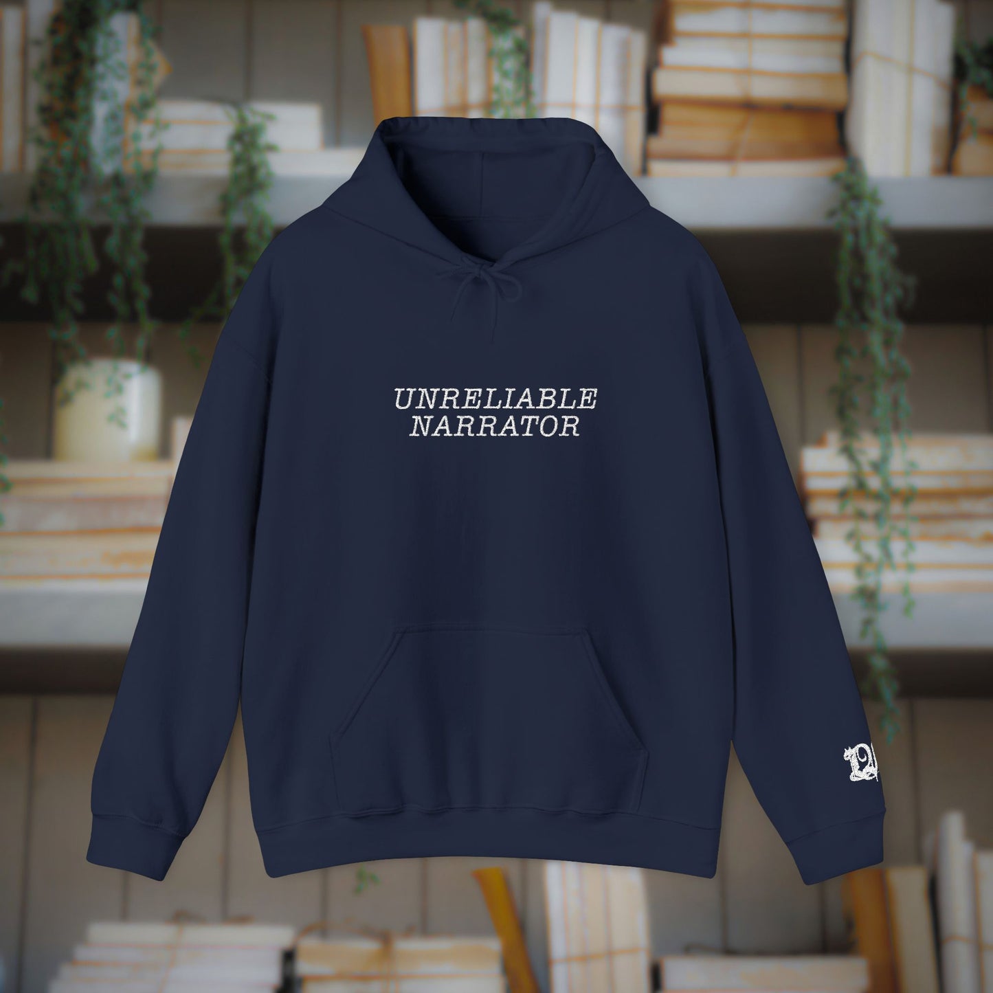 Unreliable Narrator Embroidered Hoodie