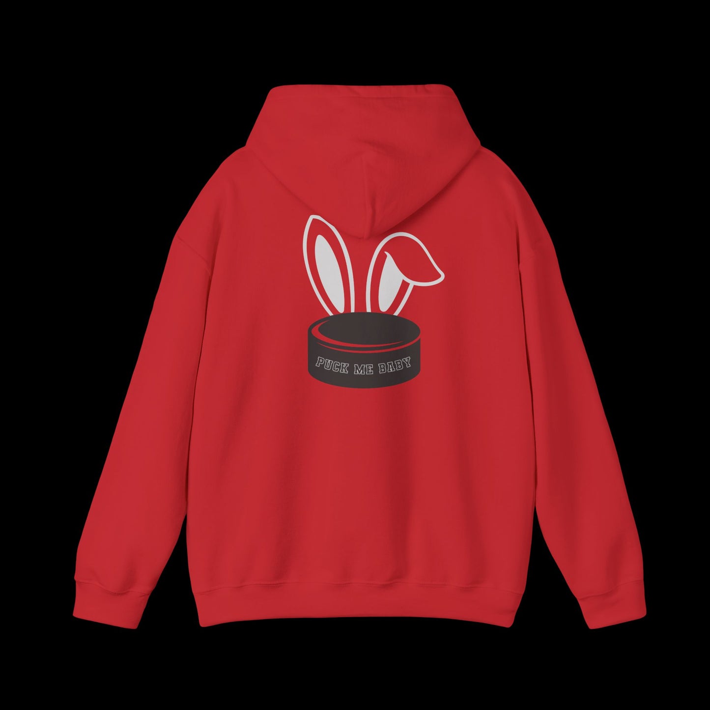 PUCK BUNNY (puck on back) Unisex Hoodie