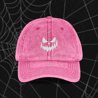 Spooky Grin Vintage Cap (Embroidery)