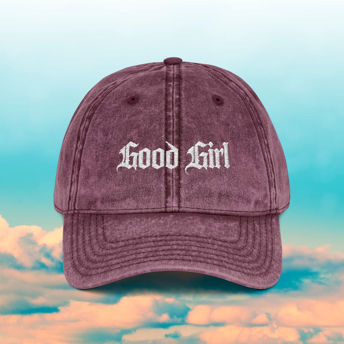 Good Girl Vintage Cap (Embroidery)