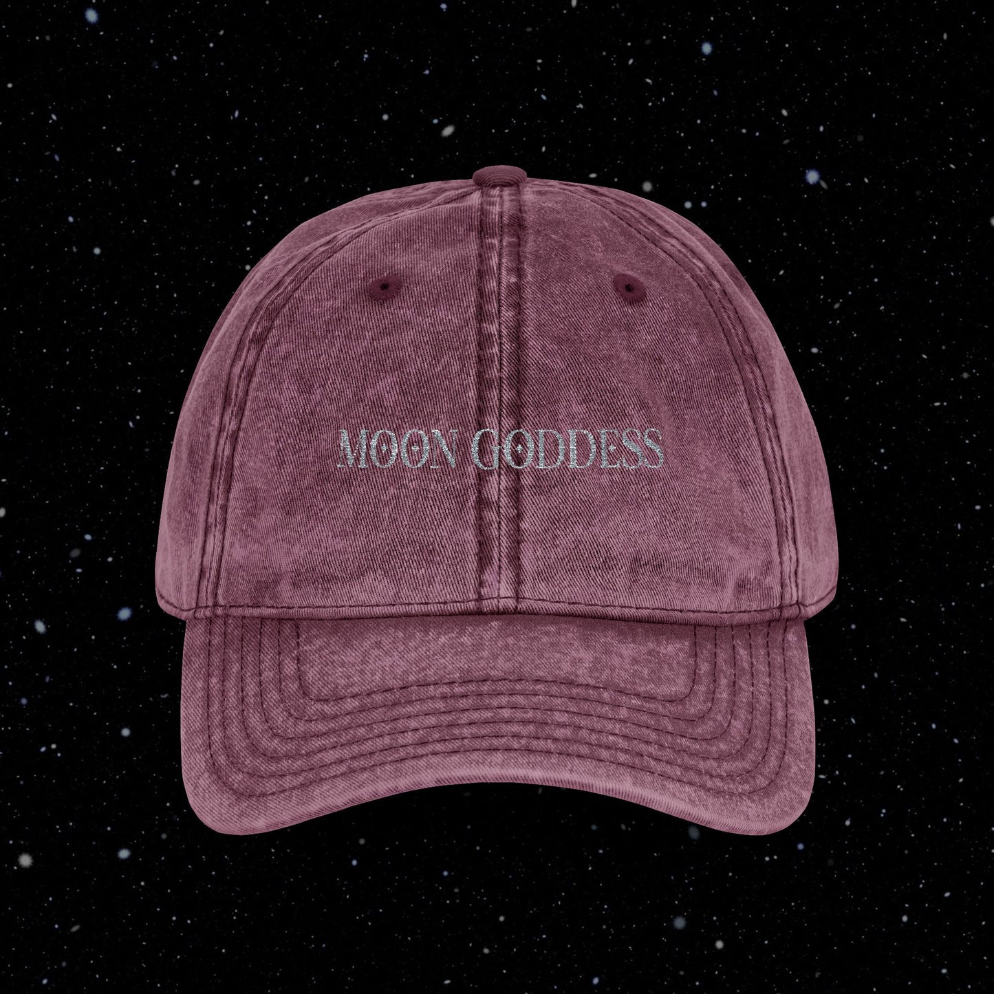 Moon Goddess Vintage Cap (Embroidery)