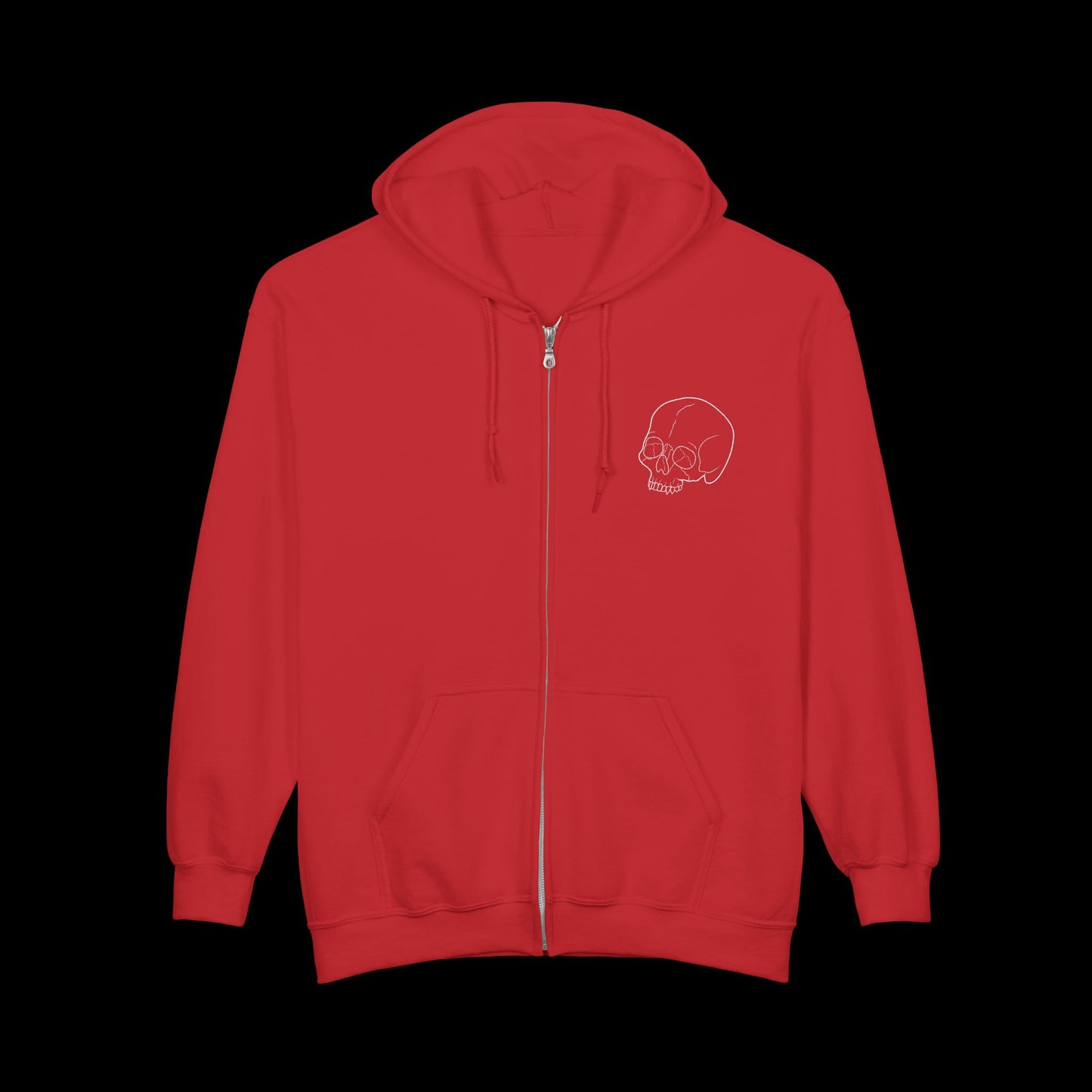 Skulls ‘n Roses Unisex Full Zip Hoodie