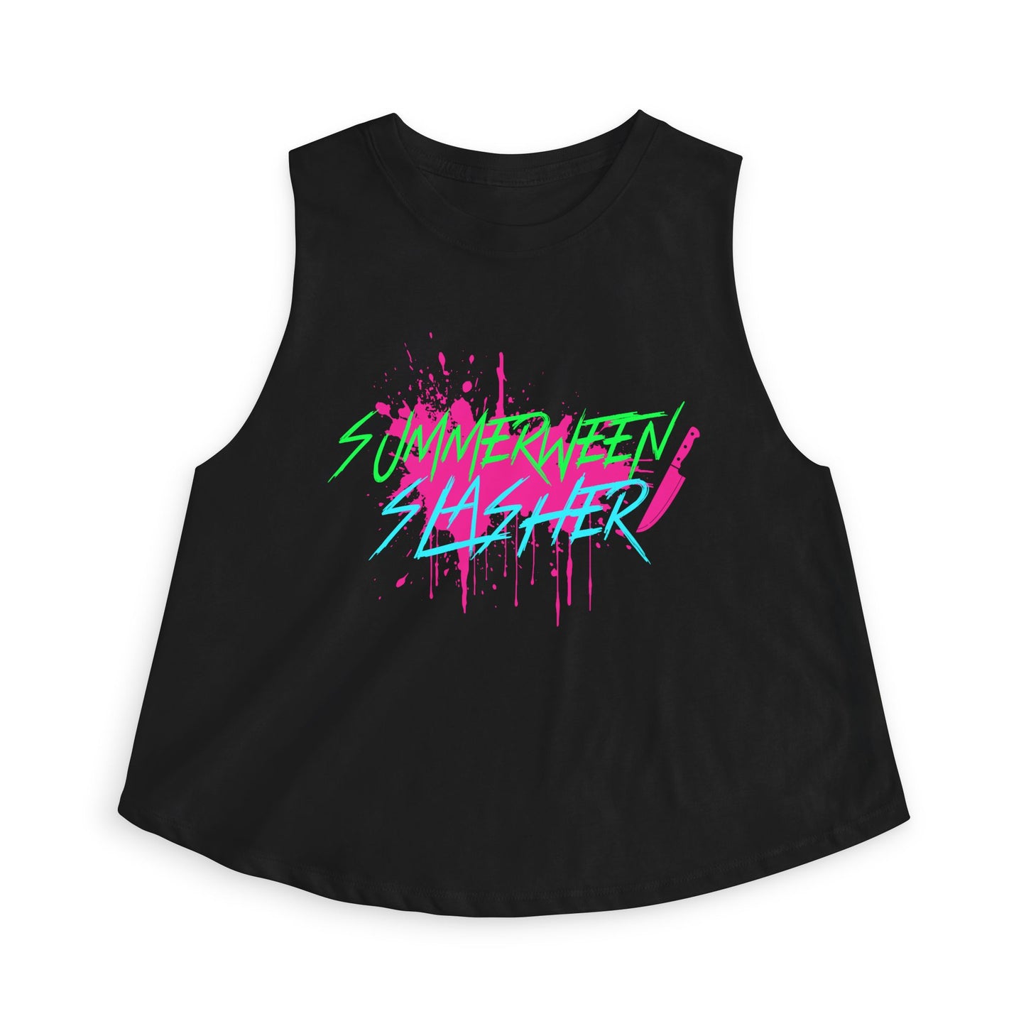Summerween Slasher Cropped Tank