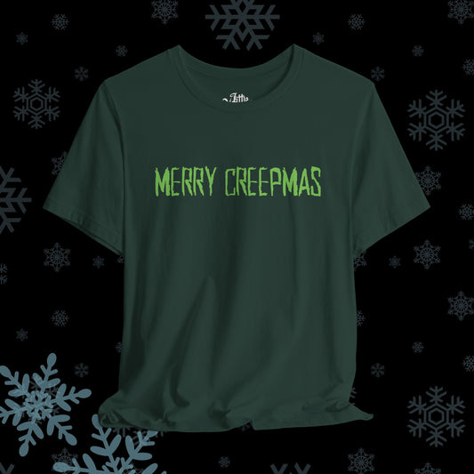Merry Creepmas (green print) Tee