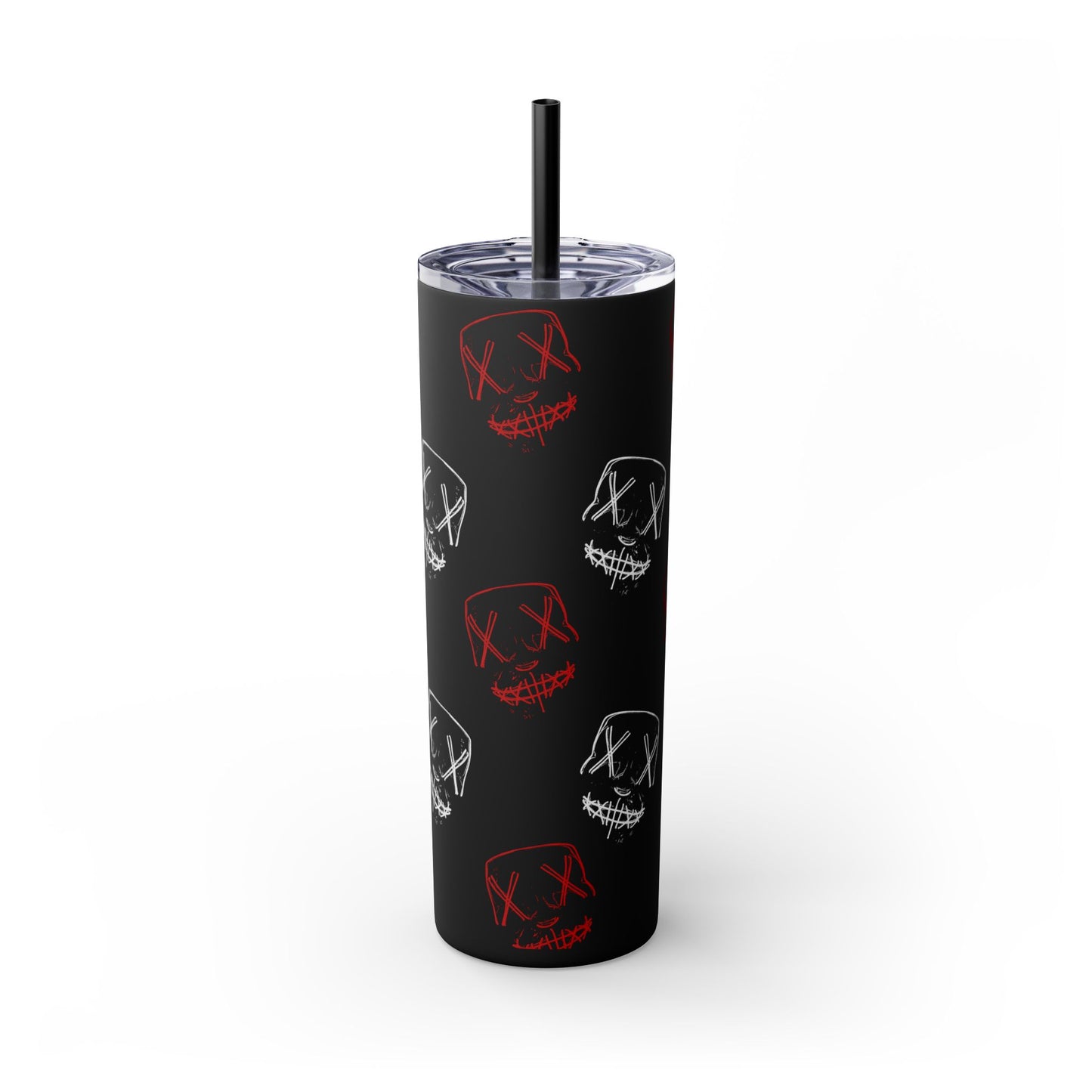 Masked Seamless Tumbler with Straw, 20oz