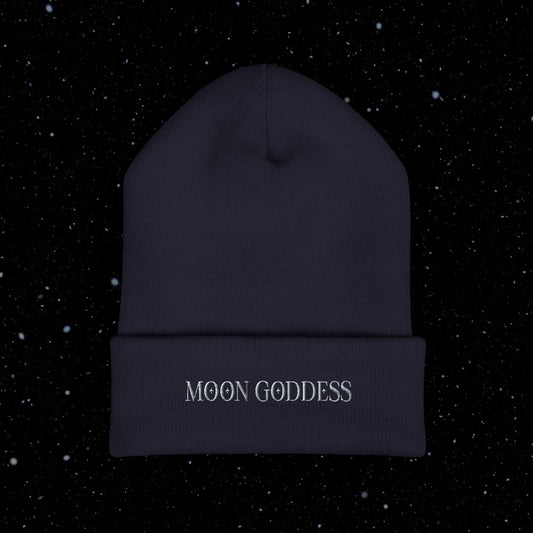Moon Goddess Beanie (Embroidery)