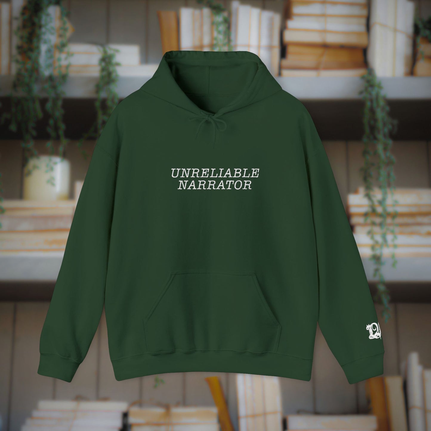 Unreliable Narrator Embroidered Hoodie