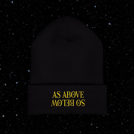 As Above, So Below Beanie (Embroidery)