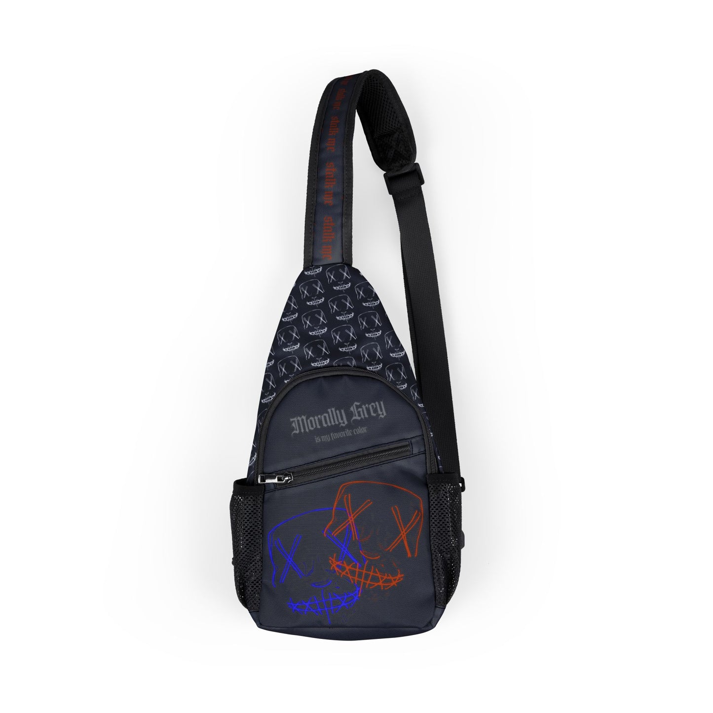 Morally Grey Mask Chest Bag