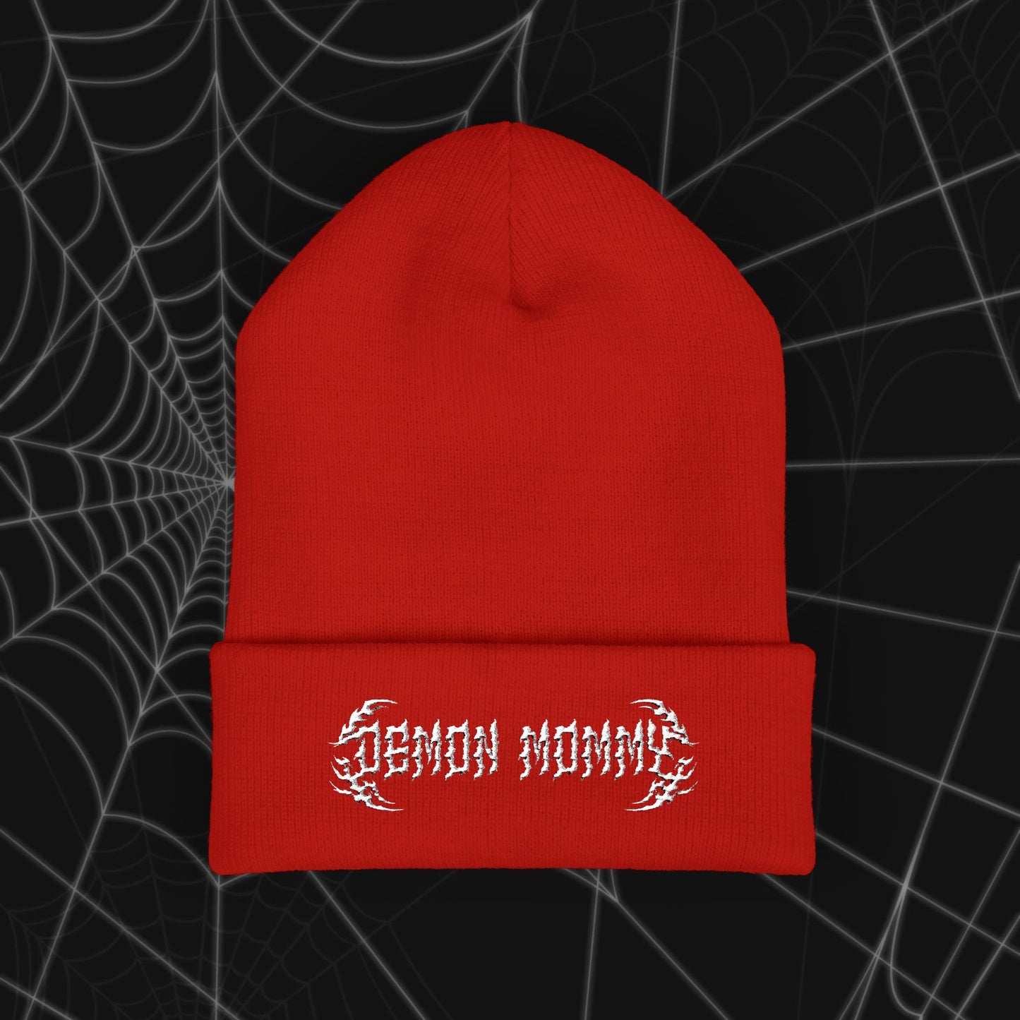 Demon Mommy Beanie (Embroidery)