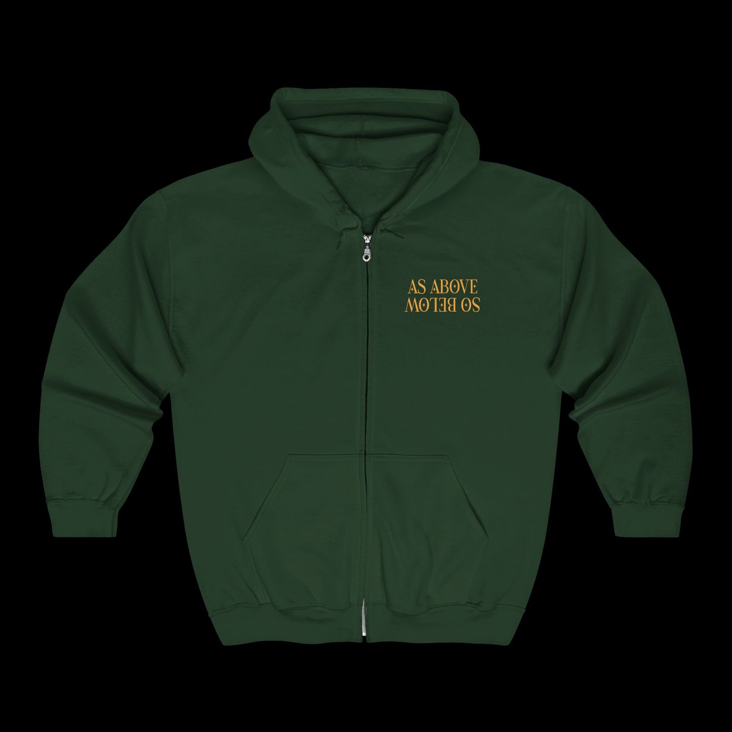 As Above, So Below Unisex Full Zip Hoodie