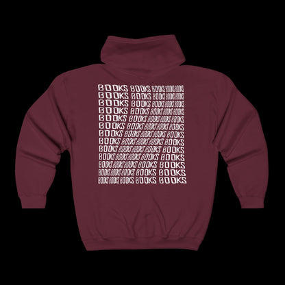 BOOKSBOOKSBOOKS Full Zip Hoodie
