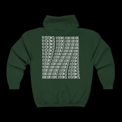 BOOKSBOOKSBOOKS Full Zip Hoodie