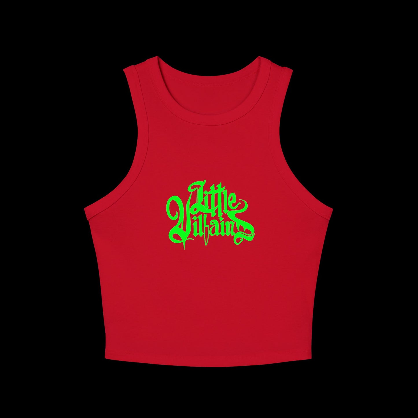 Little Villains (neon green) Micro Rib Tank