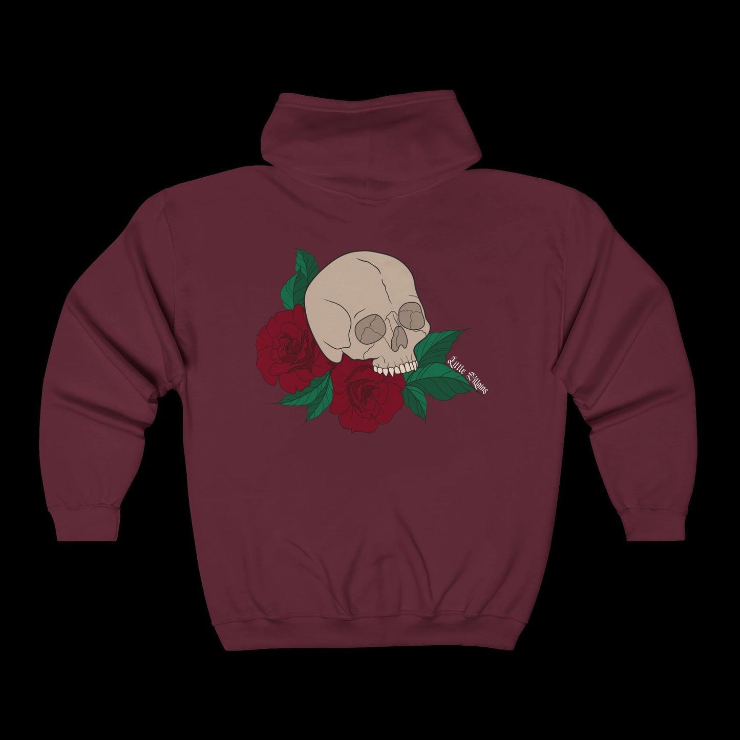 Skulls ‘n Roses Unisex Full Zip Hoodie