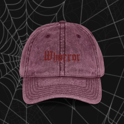 Whorror Vintage Cap (Embroidery)