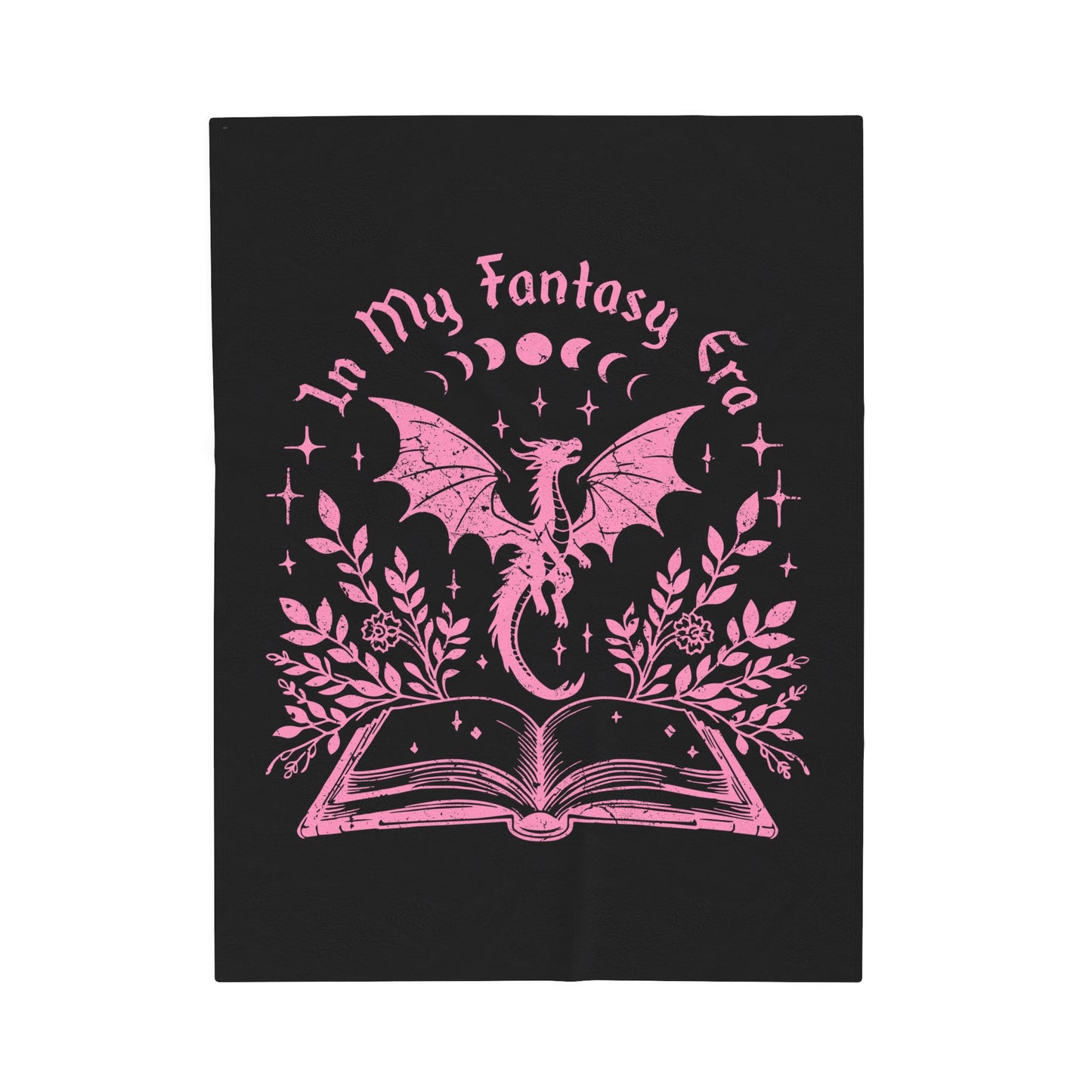 In My Fantasy Era (Pink)  - Plush Velveteen Blanket