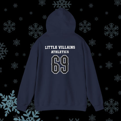 Little Villains Athletics 69 (white sticks) Unisex Hoodie