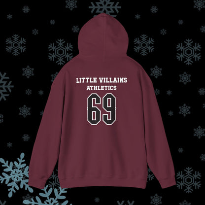 Little Villains Athletics 69 (white sticks) Unisex Hoodie