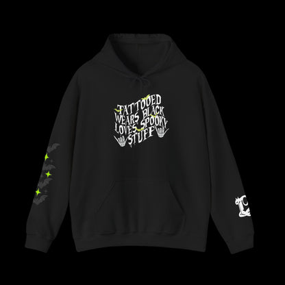 Tattooed, wears black, & spooky Unisex Hoodie