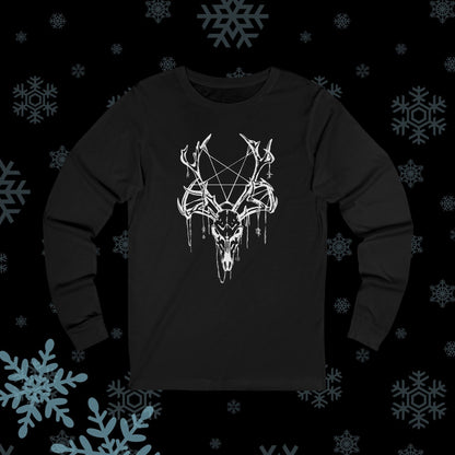 Deer Skull Long Sleeve Tee