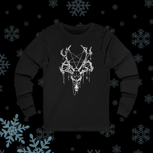 Deer Skull Long Sleeve Tee