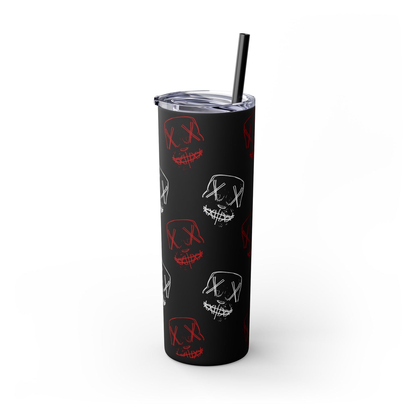 Masked Seamless Tumbler with Straw, 20oz