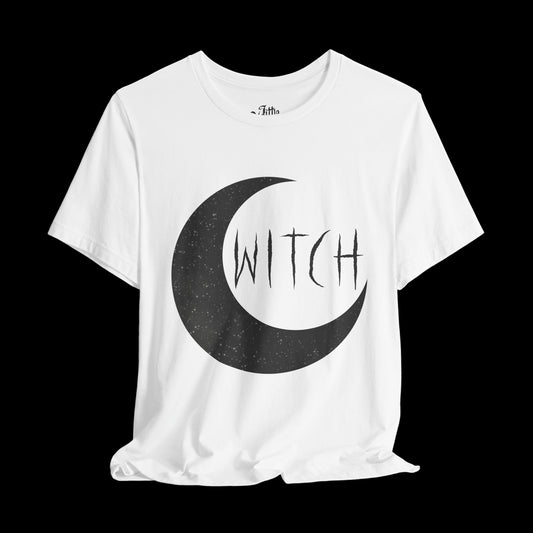 Witch (galaxy moon black/navy) Tee
