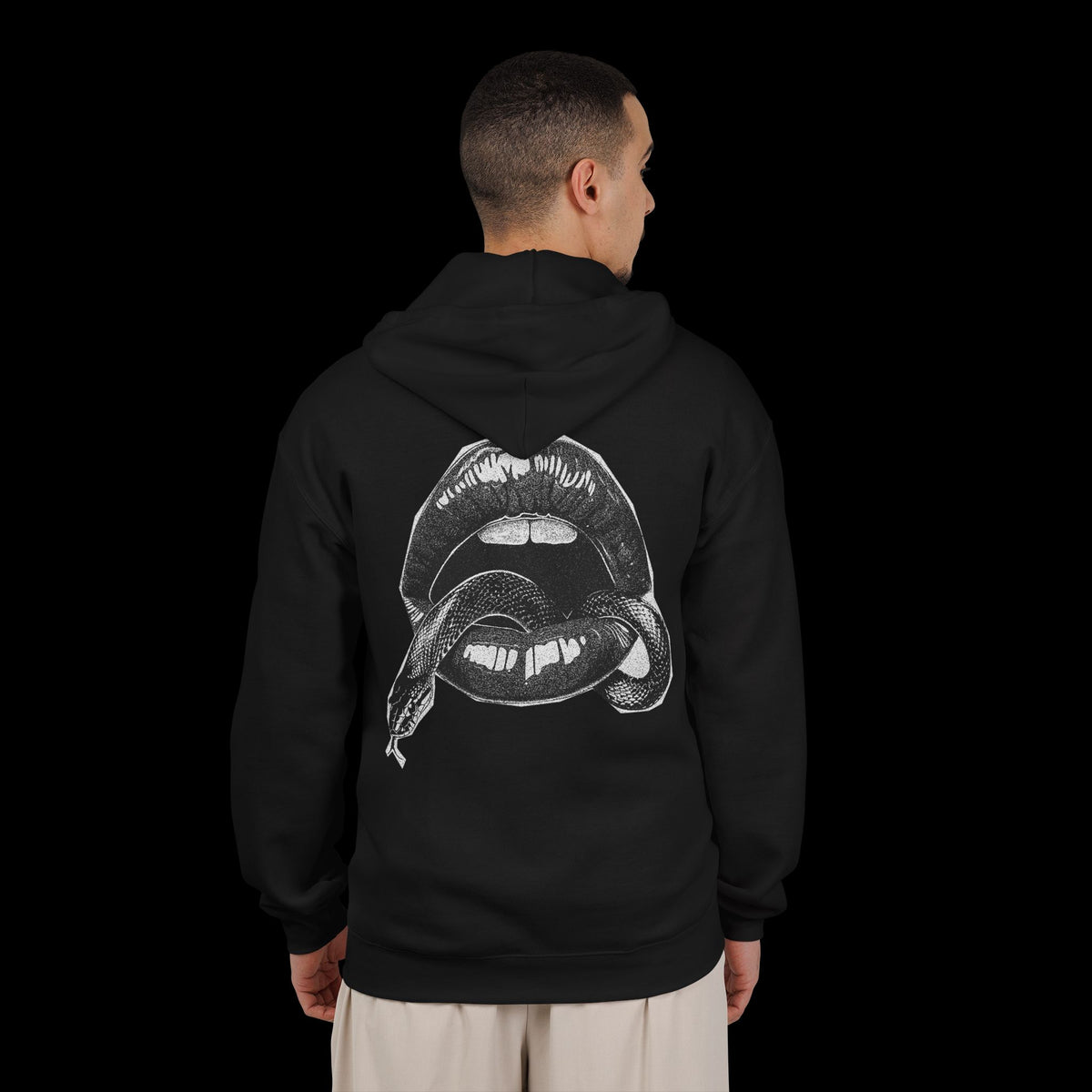 Snake On Your Lips Unisex Full Zip Hoodie