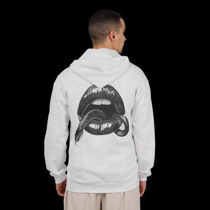 Snake On Your Lips Unisex Full Zip Hoodie