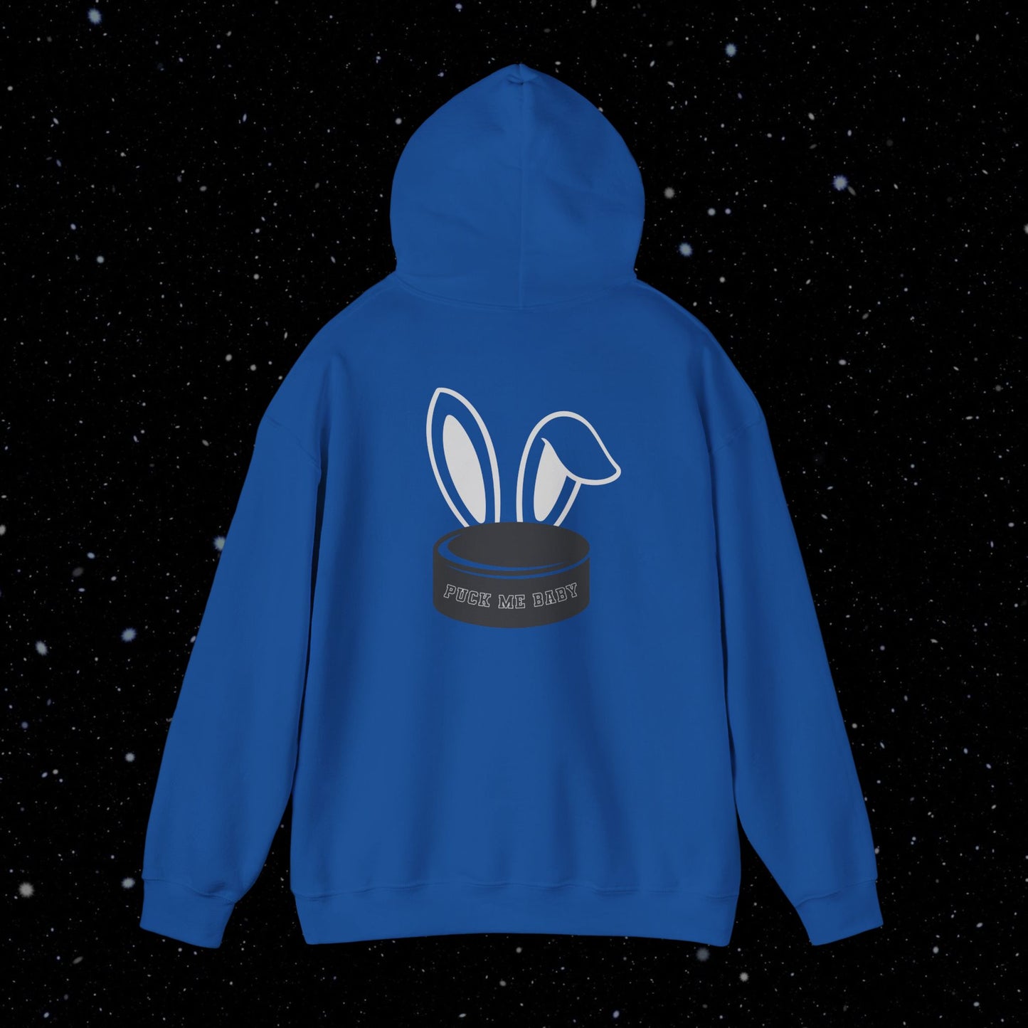 PUCK BUNNY (puck on back) Unisex Hoodie