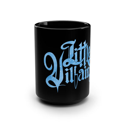 Little Villains Winter Logo Black Mug - 15oz