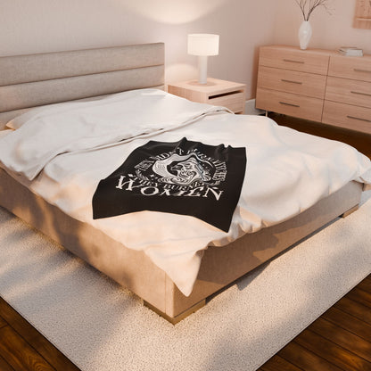 They Didn't Burn Witches- Velveteen Plush Blanket