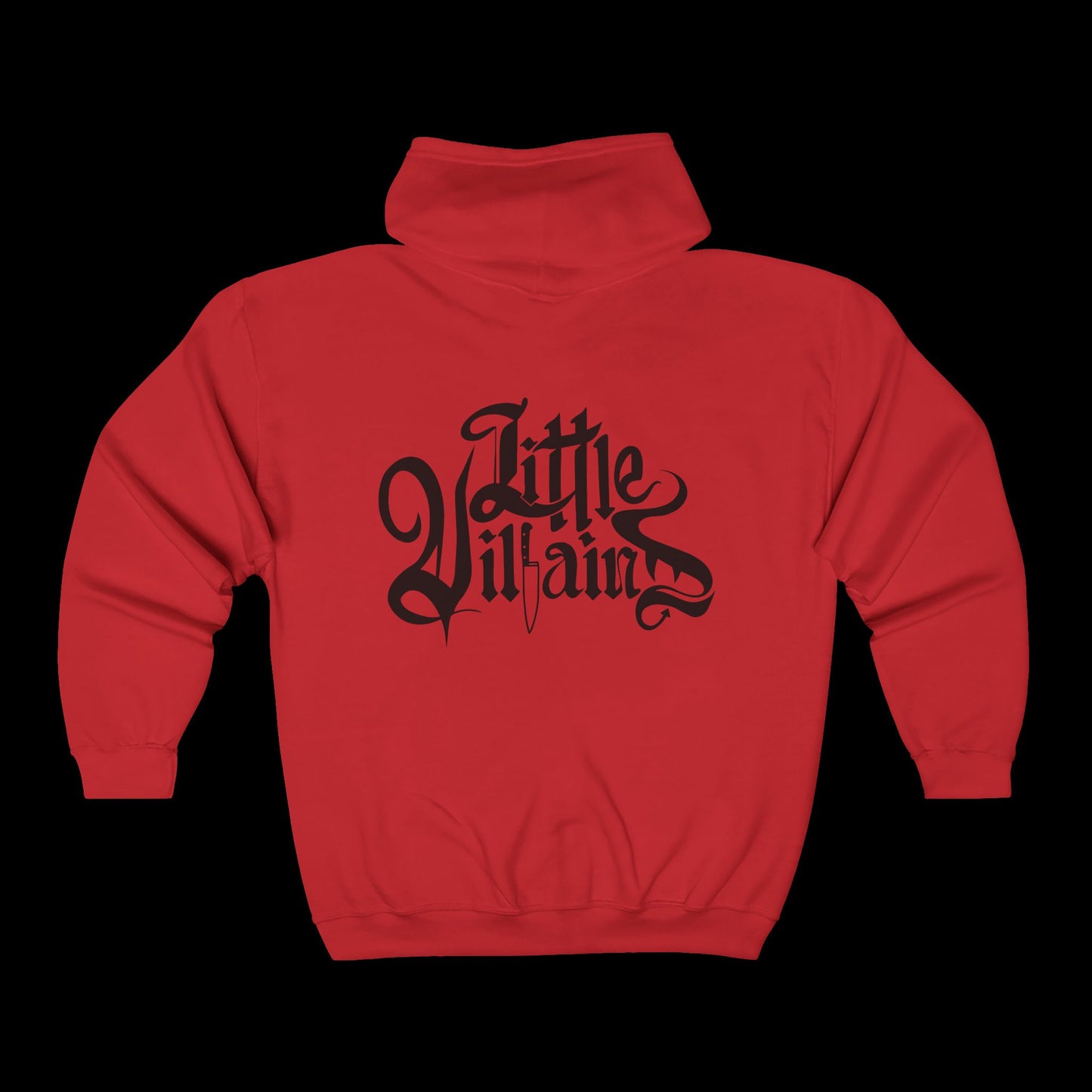 Little Villains (lrg back)  Unisex Full Zip Hoodie