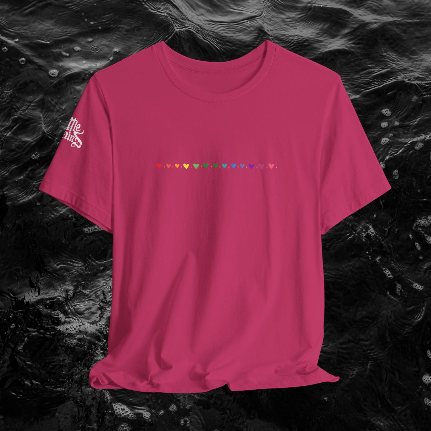 Rainbow Heart Unisex Tee