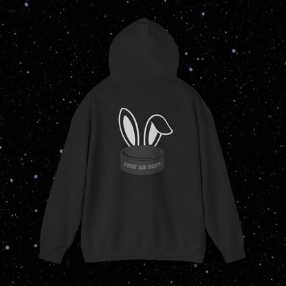 PUCK BUNNY (puck on back) Unisex Hoodie