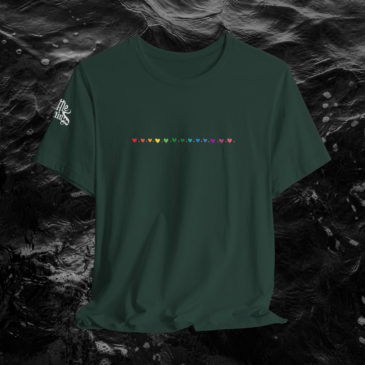 Rainbow Heart Unisex Tee