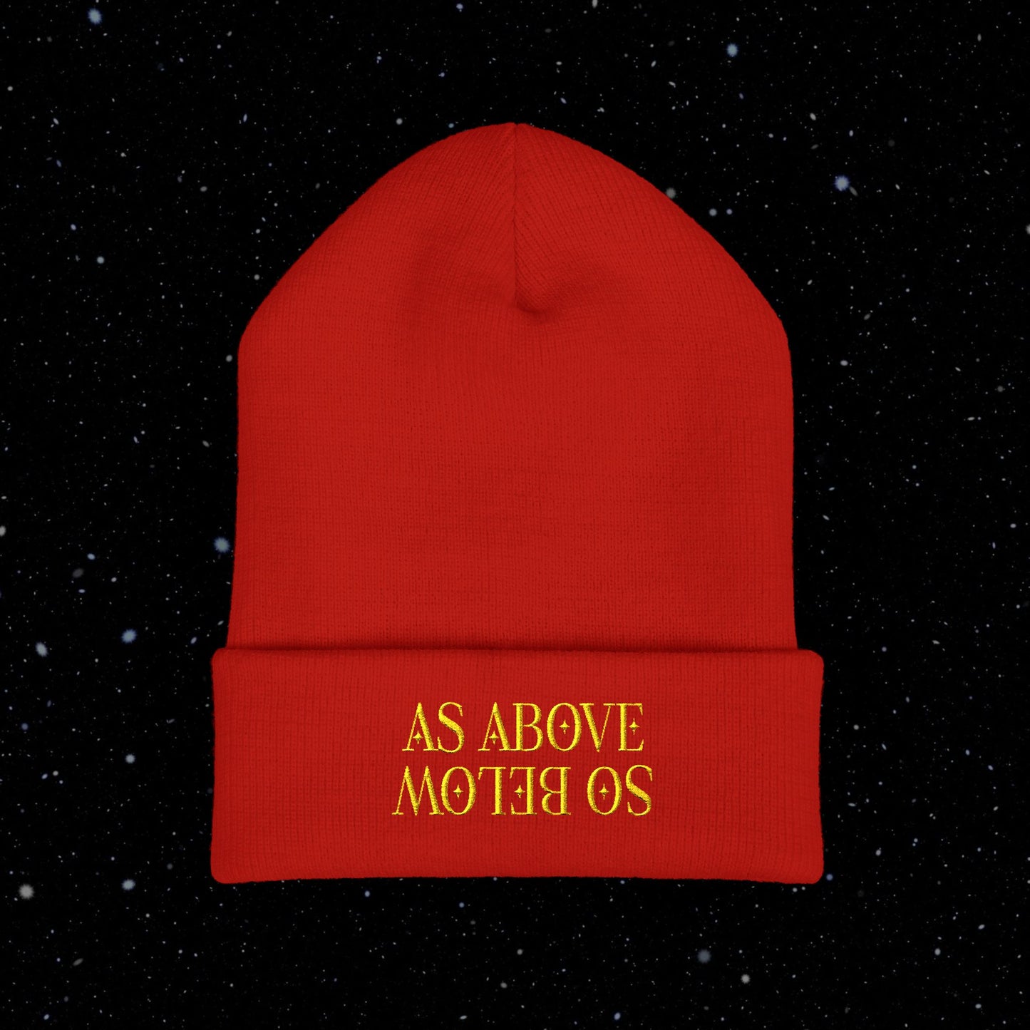 As Above, So Below Beanie (Embroidery)