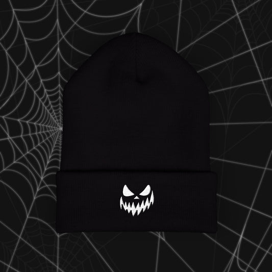 Spooky Grin Beanie (Embroidery)