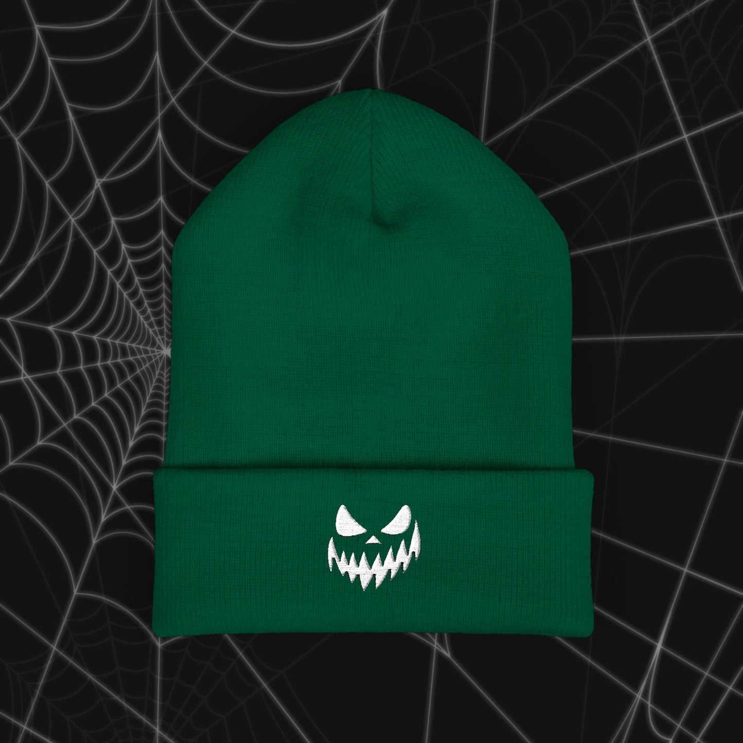 Spooky Grin Beanie (Embroidery)