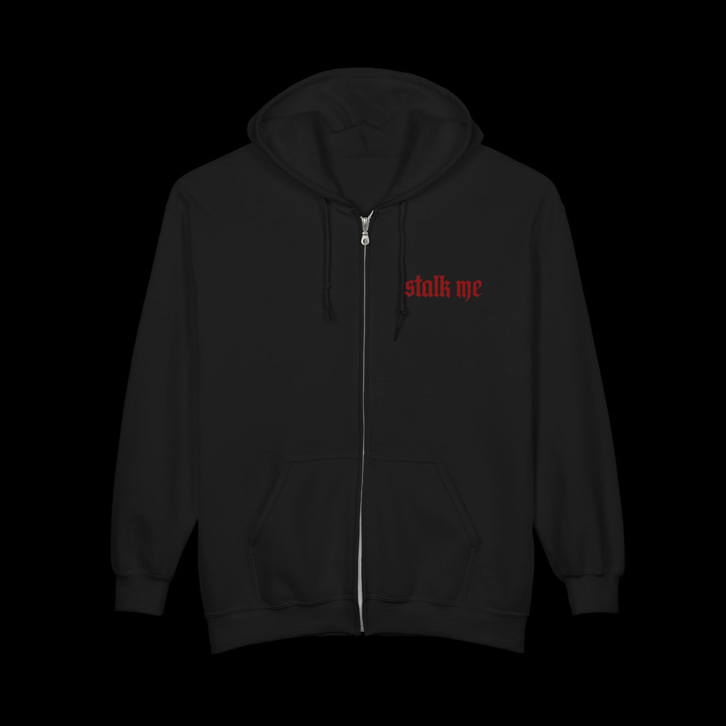 stalk me mask Unisex Full Zip Hoodie