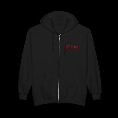 stalk me mask Unisex Full Zip Hoodie