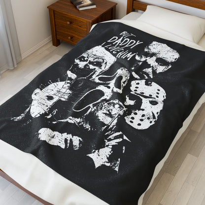 Daddy I Love Him Velveteen Plush Blanket