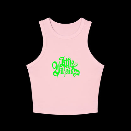 Little Villains (neon green) Micro Rib Tank